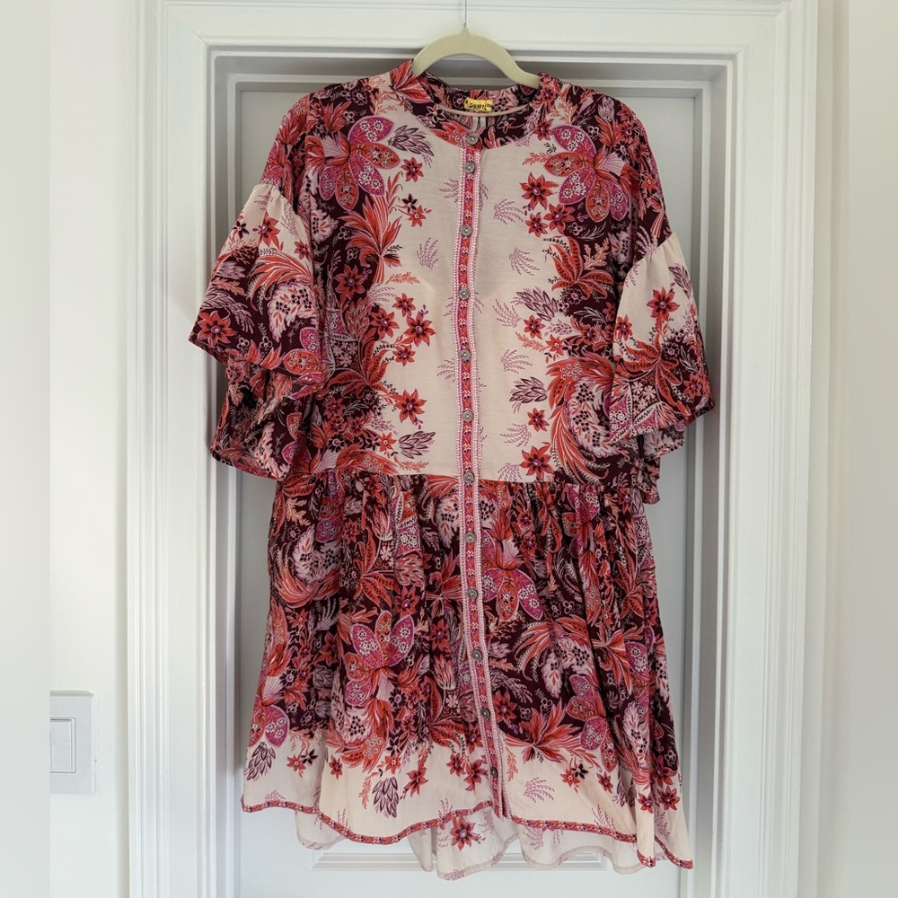 Anthropologie Pink Dress
